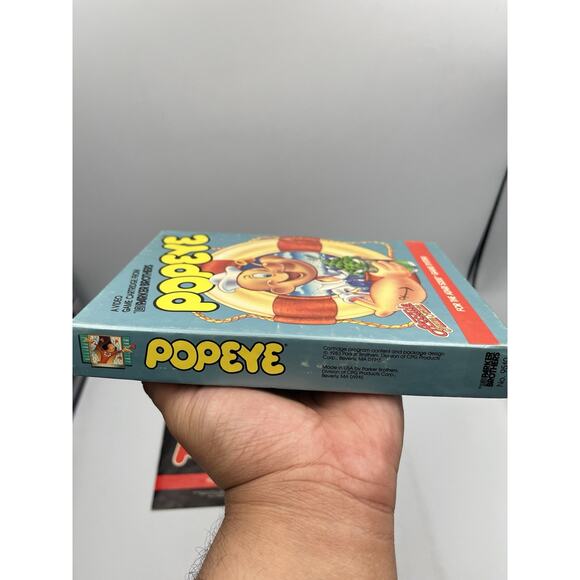 Popeye Game (Atari 5200, 1983) CIB Complete In Box Excellent - Picture 15 of 16